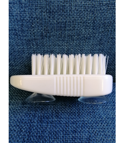 Nailbrush with suction cups