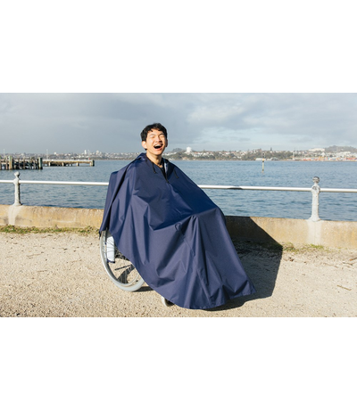 Wheel Chair/Scooter Coat/Poncho Adult Navy