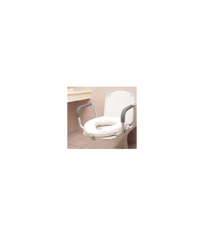 Toilet Seat Riser with Fixed Arms - 2"