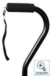 Swan Handled Cane Black-walking-aids-Access Mobility