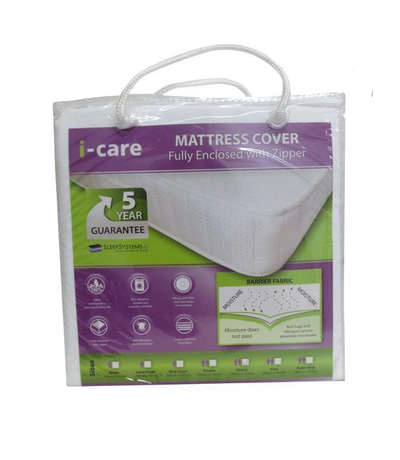 I-Care Mattress Cover with zip - LS